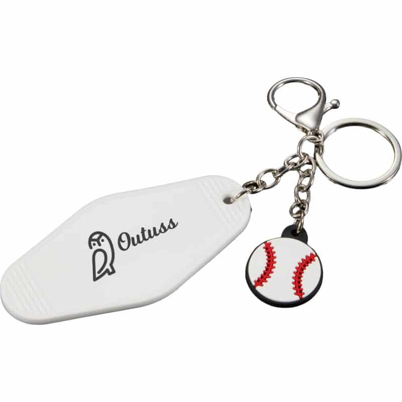 Baseball Motel Keychain - 2