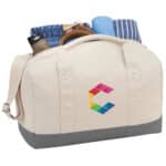 Belair 17'' Cotton Canvas Duffle Bag - 2