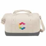 Belair 17'' Cotton Canvas Duffle Bag - 3