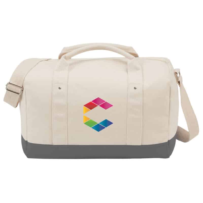 Belair 17'' Cotton Canvas Duffle Bag - 3