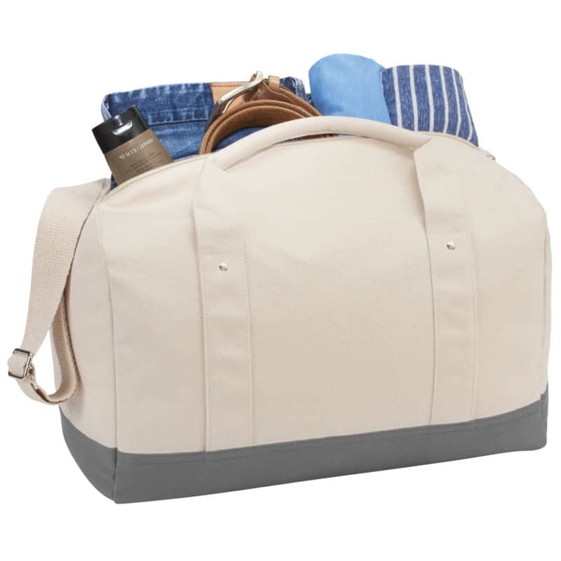 Belair 17'' Cotton Canvas Duffle Bag - 4
