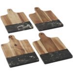 Black Marble and Wood Cutting Board - 8