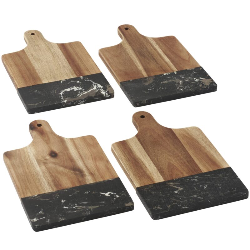 Black Marble and Wood Cutting Board - 8