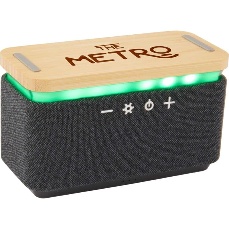 Boost Fabric and Bamboo Wireless Charging Speaker - 2