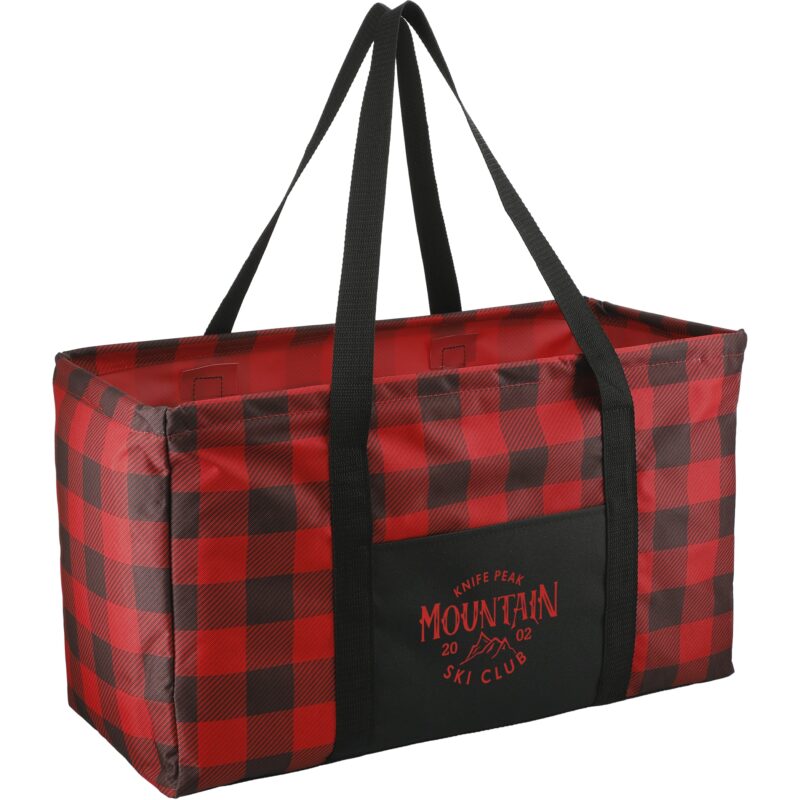 Buffalo Plaid Utility Tote - 2