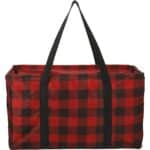 Buffalo Plaid Utility Tote - 8