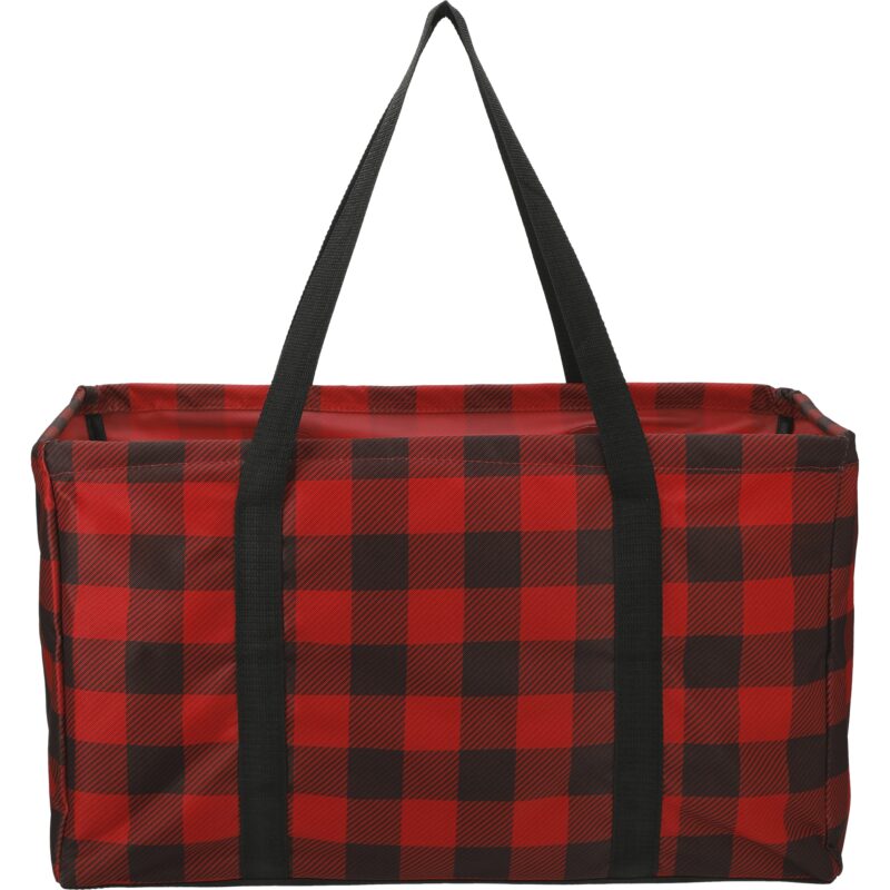 Buffalo Plaid Utility Tote - 8