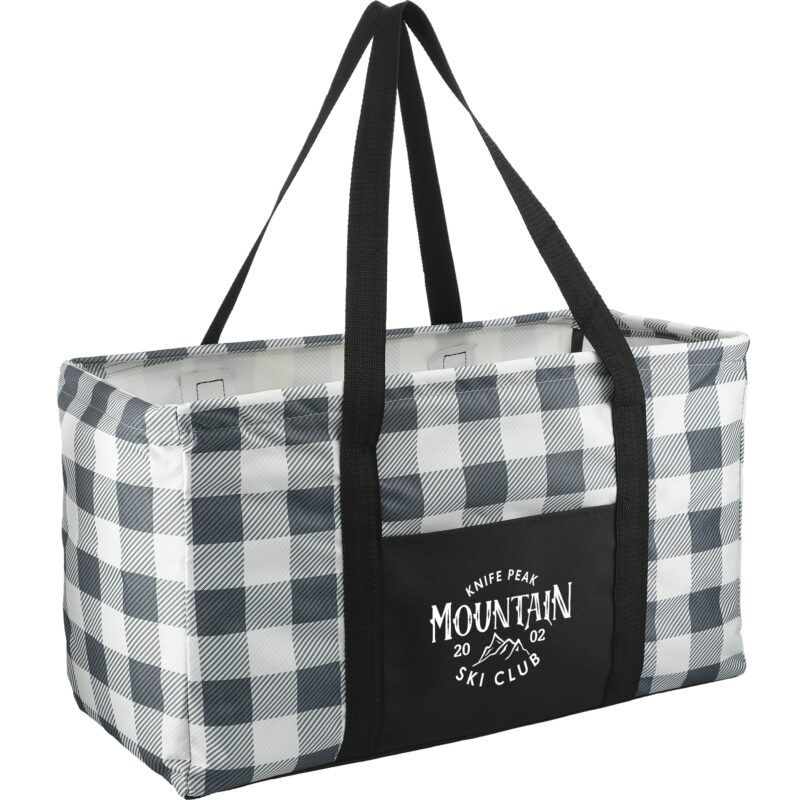 Buffalo Plaid Utility Tote - 9