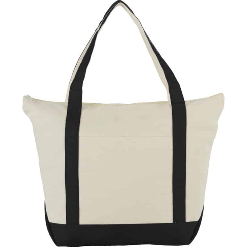 Classic 12oz Cotton Canvas Zippered Boat Tote - 1