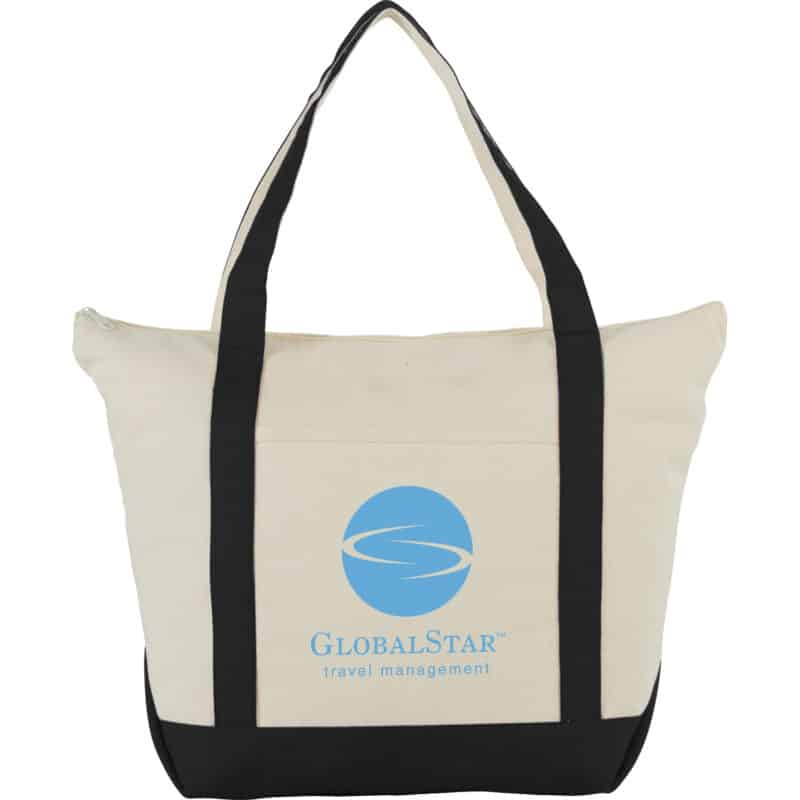 Classic 12oz Cotton Canvas Zippered Boat Tote - 2