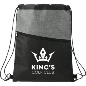 Cross® Weave Zippered Drawstring Bag
