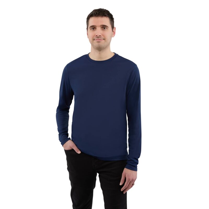 DARA Men's Recycled Long Sleeve Tech Tee - 9
