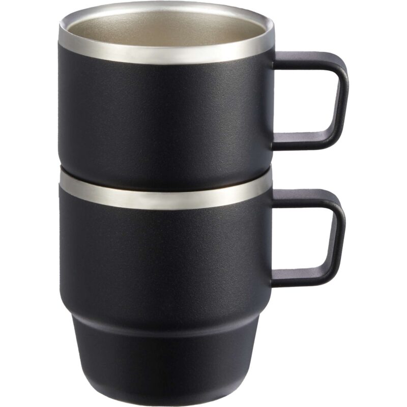 Doppio Stackable Recycled Mug Set 6oz - 6