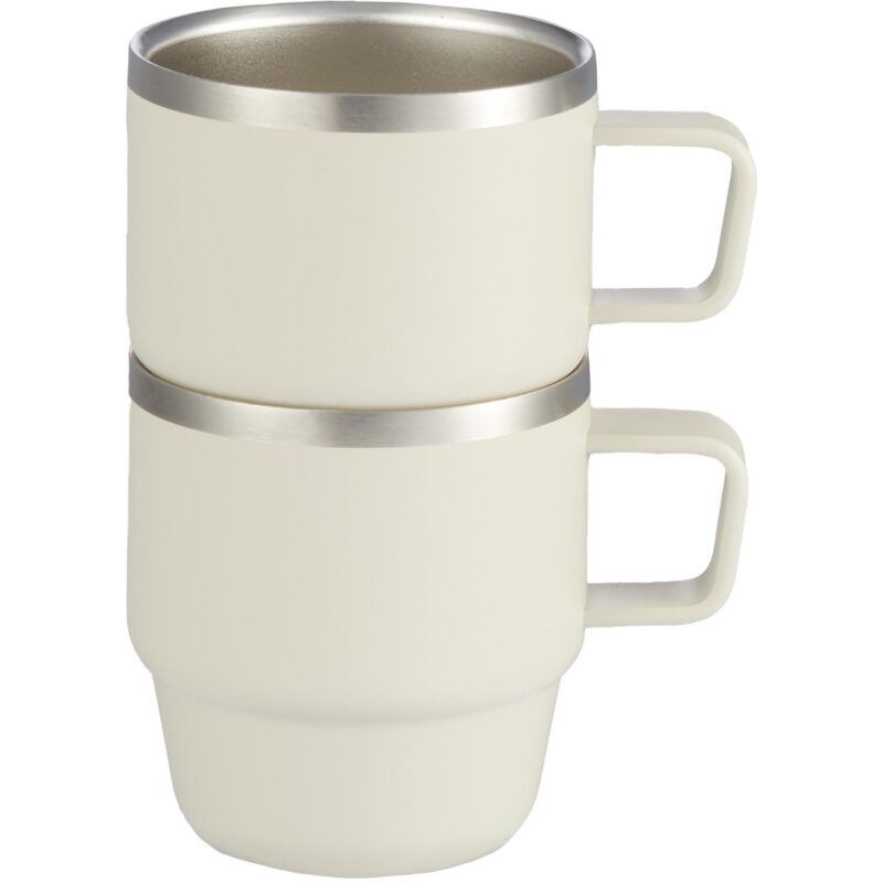 Doppio Stackable Recycled Mug Set 6oz - 9