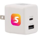 ETL Listed 20W Dual USB-A and C Wall Charger - 2