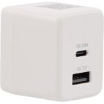 ETL Listed 20W Dual USB-A and C Wall Charger - 5
