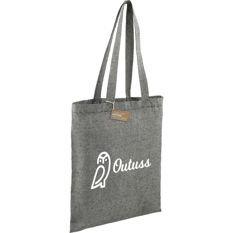 Eco-Friendly 5oz Recycled Cotton Twill Tote Bag - 2