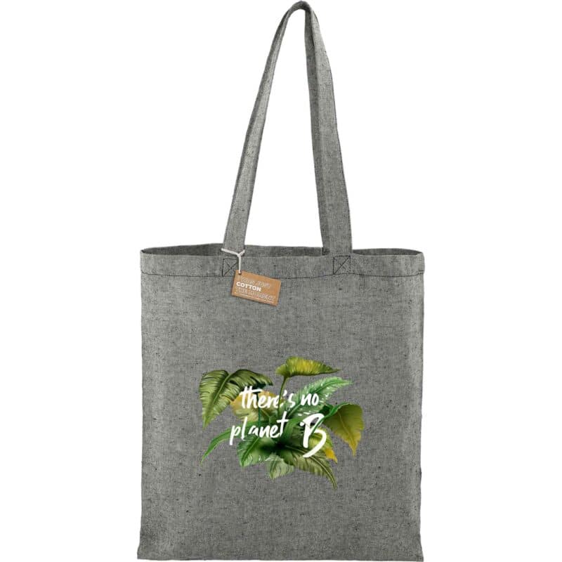 Eco-Friendly 5oz Recycled Cotton Twill Tote Bag - 3