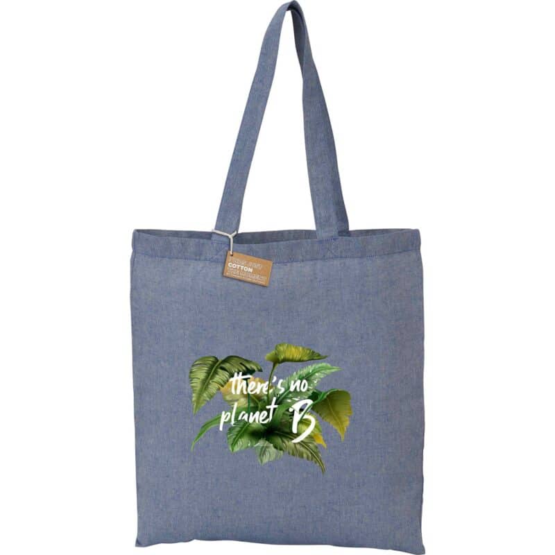 Eco-Friendly 5oz Recycled Cotton Twill Tote Bag - 9