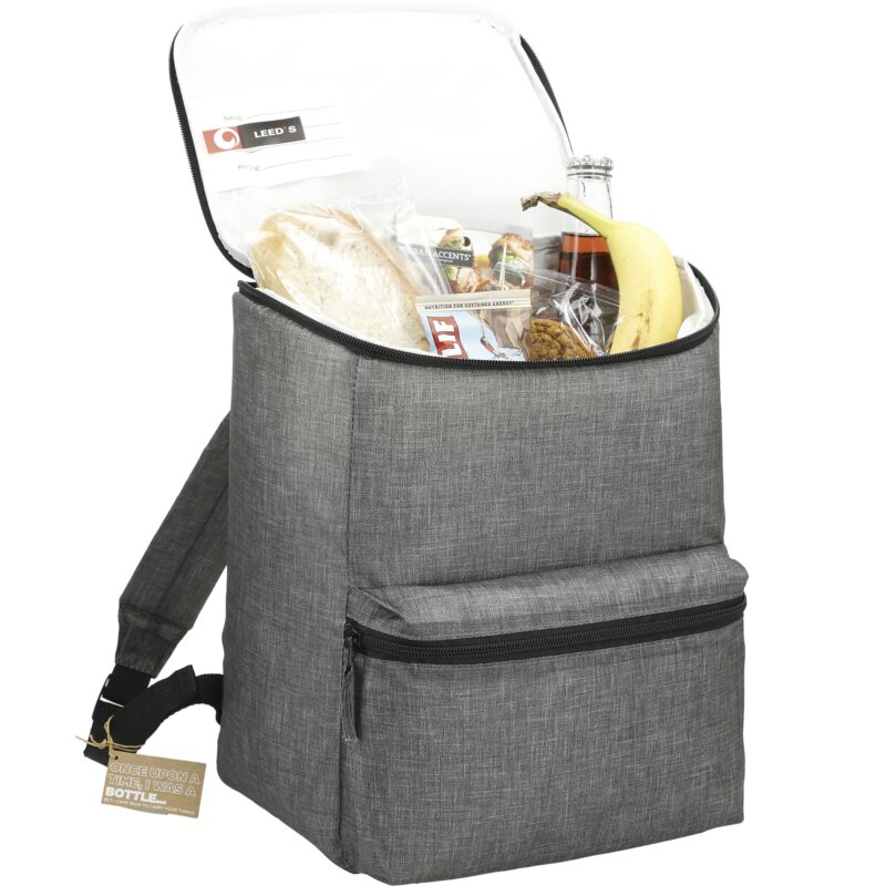 Excursion rPET Constructed Adjustable 20 Can Backpack Cooler - 6