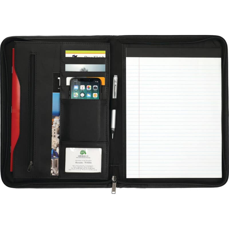 Executive DuraHyde Zippered Padfolio with FSC® Mix Paper - 7