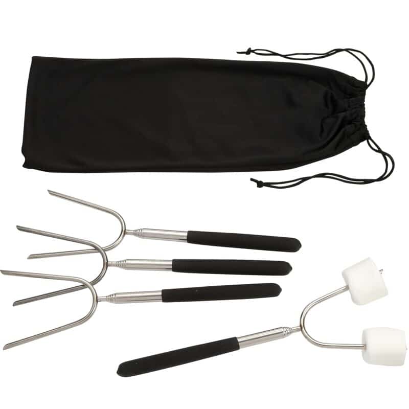 Extendable 34'' Roasting Sticks with Carrying Case - 4