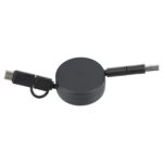 FSC® 100% Bamboo Retractable 5-in-1 Charging Cable - 5