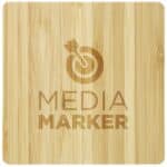 FSC® 100% Bamboo Wireless Charging Pad with Dual Outputs - 6