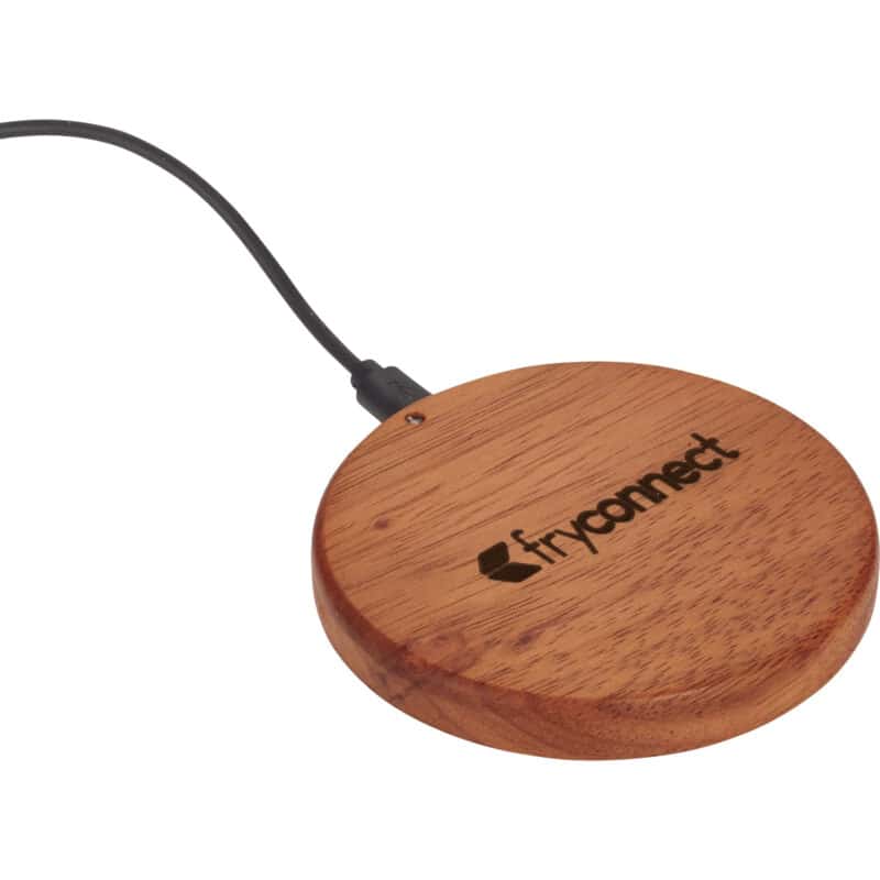 FSC® 100% Wood Wireless Charging Pad - 4