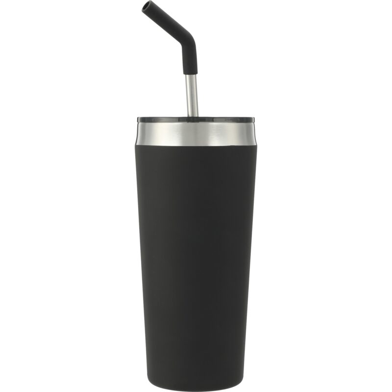 Faye 20oz Vacuum Tumbler w/ SS Straw - 6