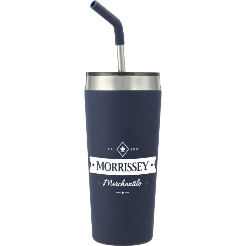 Faye 20oz Vacuum Tumbler w/ SS Straw - 7