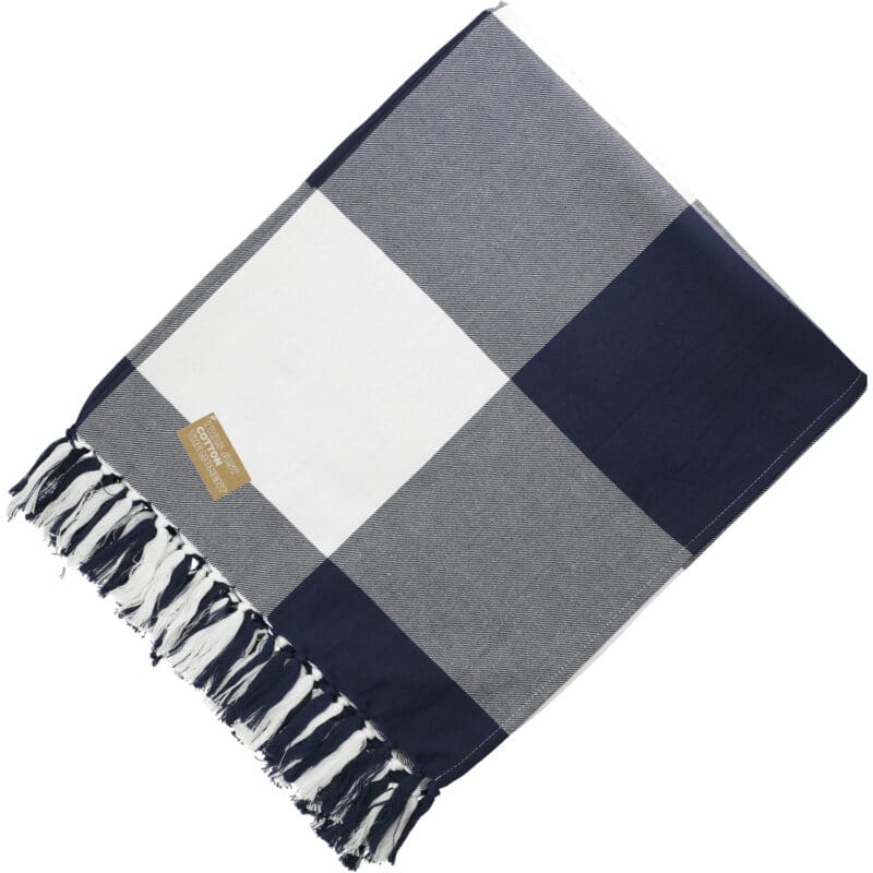 Field & Co.® 100% Organic Cotton Check Throw Blanket - 1
