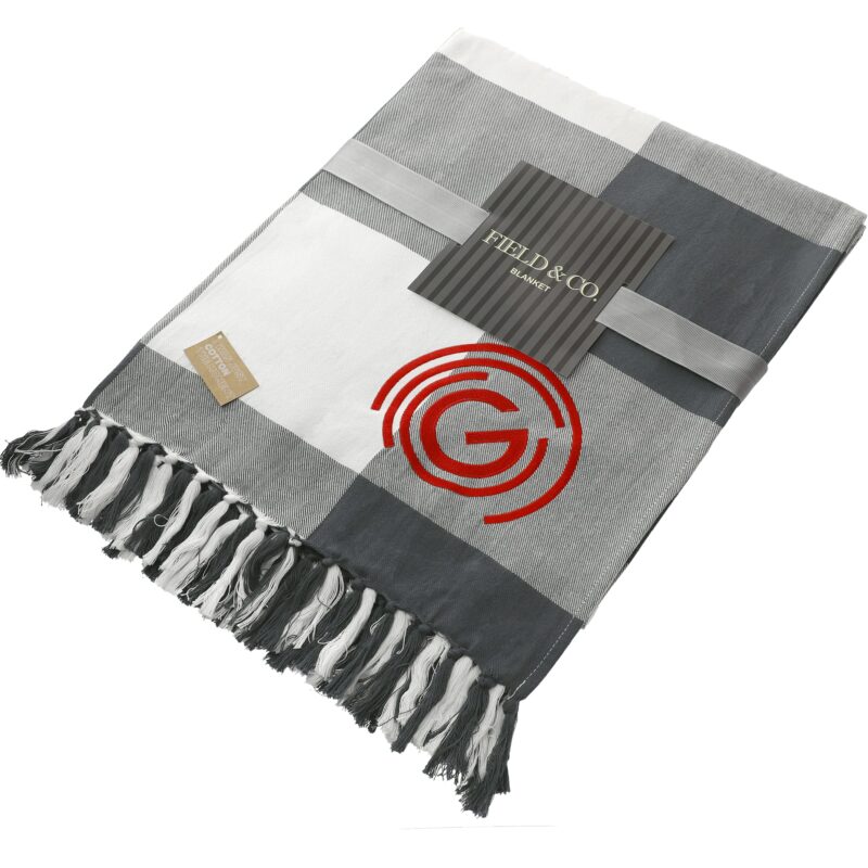 Field & Co.® 100% Organic Cotton Check Throw Blanket - 6