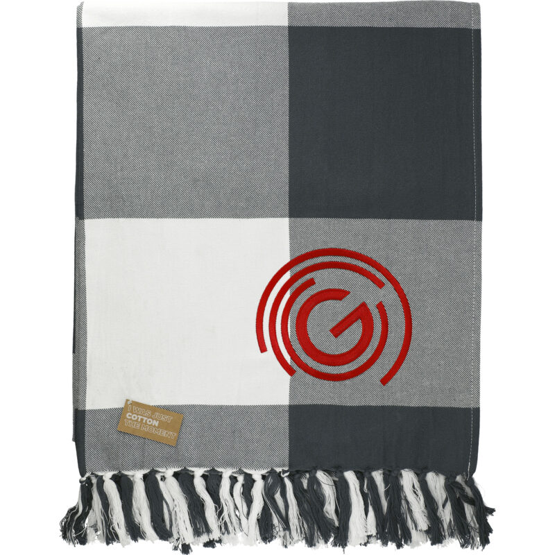 Field & Co.® 100% Organic Cotton Check Throw Blanket - 7