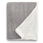 Field & Co.® Cable Knit Sherpa Blanket - 1