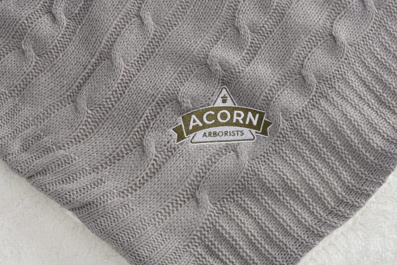 Field & Co.® Cable Knit Sherpa Blanket - 4