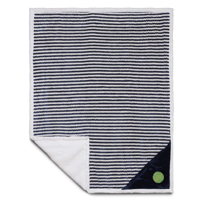Field & Co.® Chevron Striped Sherpa Blanket - 2