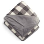 Field & Co.® Double Sided Plaid Sherpa Blanket - 1