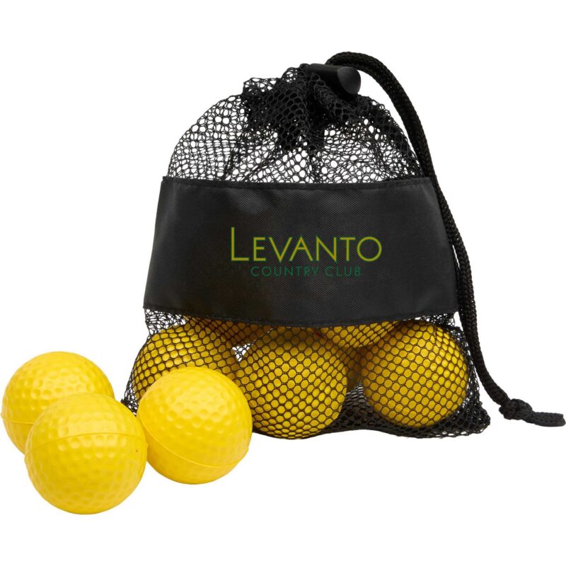 Golf Practice Balls with Mesh Pouch - 3