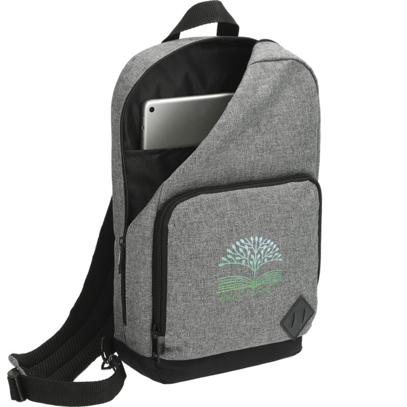 Graphite Deluxe Recycled Sling Backpack - 4