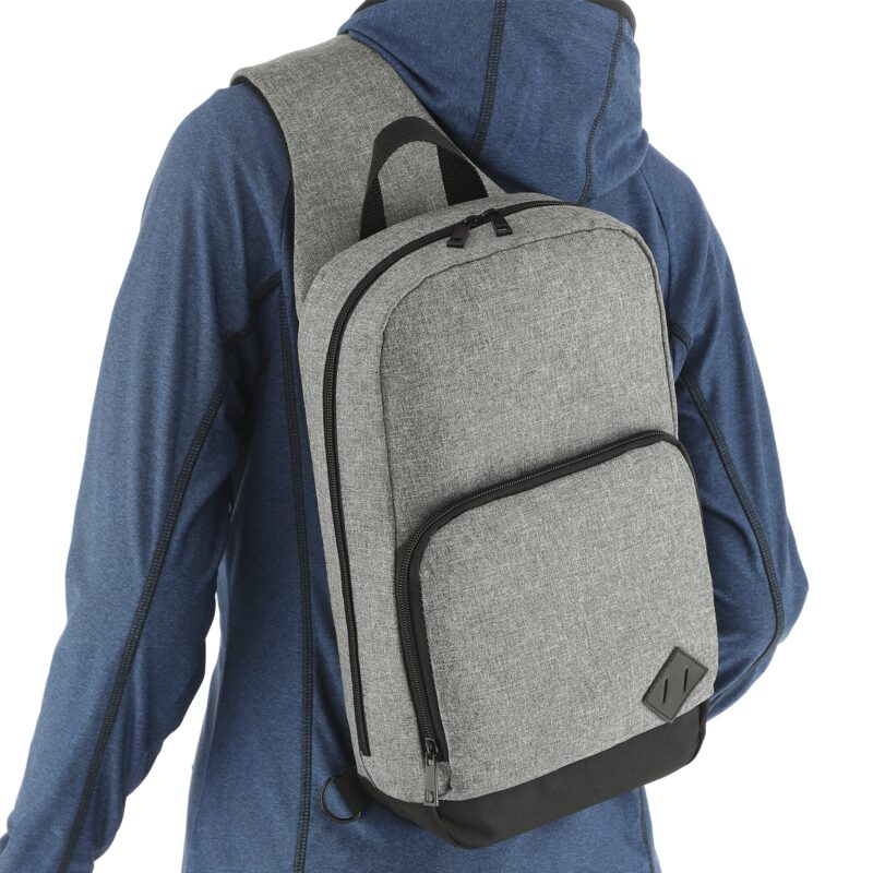 Graphite Deluxe Recycled Sling Backpack - 7