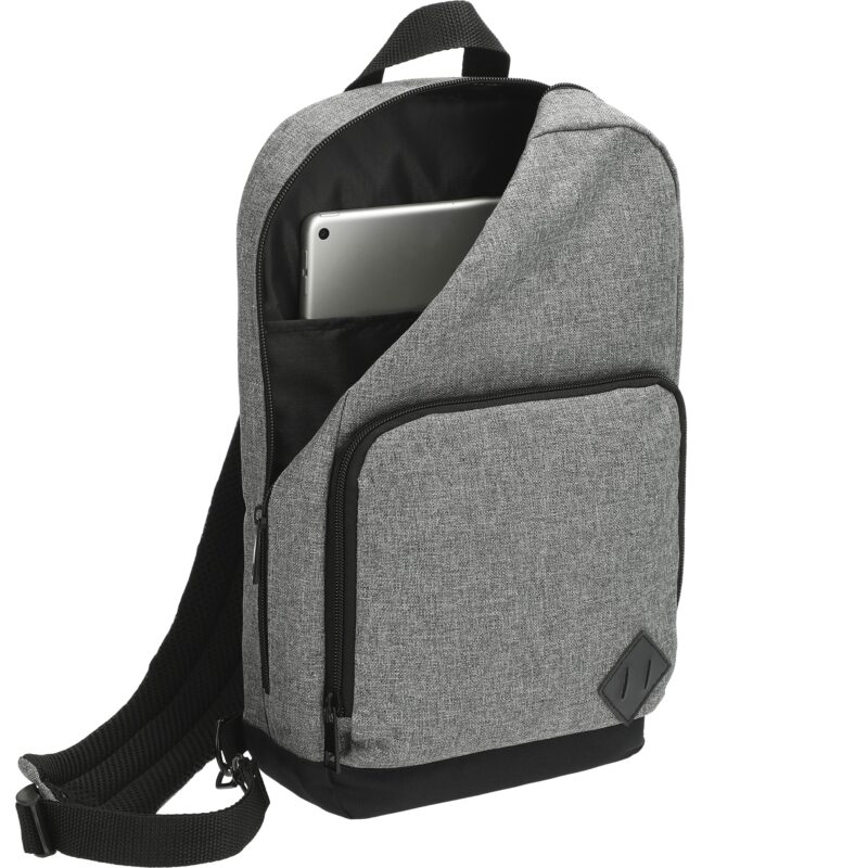 Graphite Deluxe Recycled Sling Backpack - 8