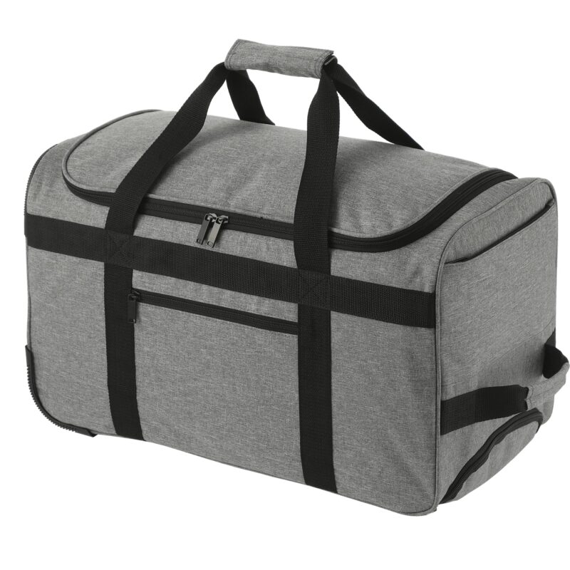 Graphite Recycled Wheeled Duffle Bag - 6