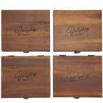 Graze Wood and Metal Wine Set - 6