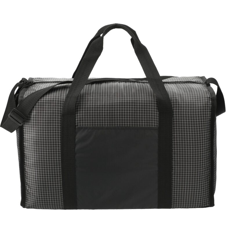 Grid Boxy Duffle Bag - 1