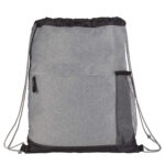 Heather Melange Drawstring Bag - 1
