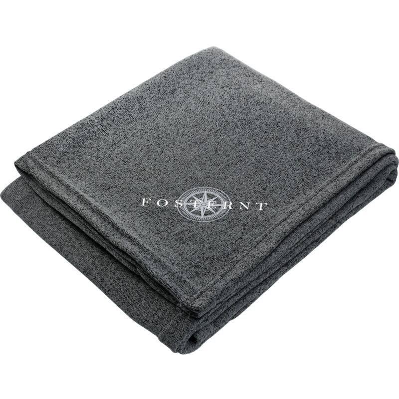 Heathered Fleece Throw Blanket 50'' x 60'' Unfolded - 2
