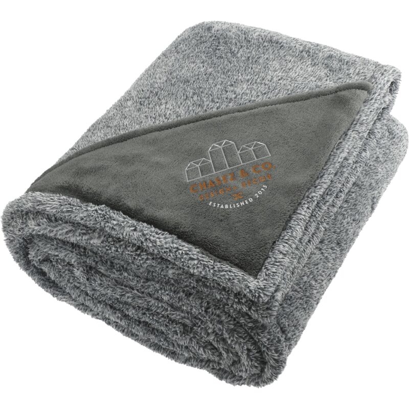 Heathered Fuzzy Fleece Blanket - 2