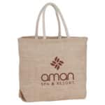 Herringbone Jute Tote - 2