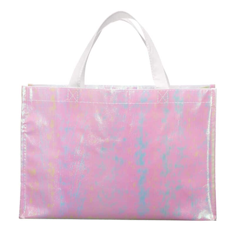 Iridescent Non-Woven Shopper Tote - 1